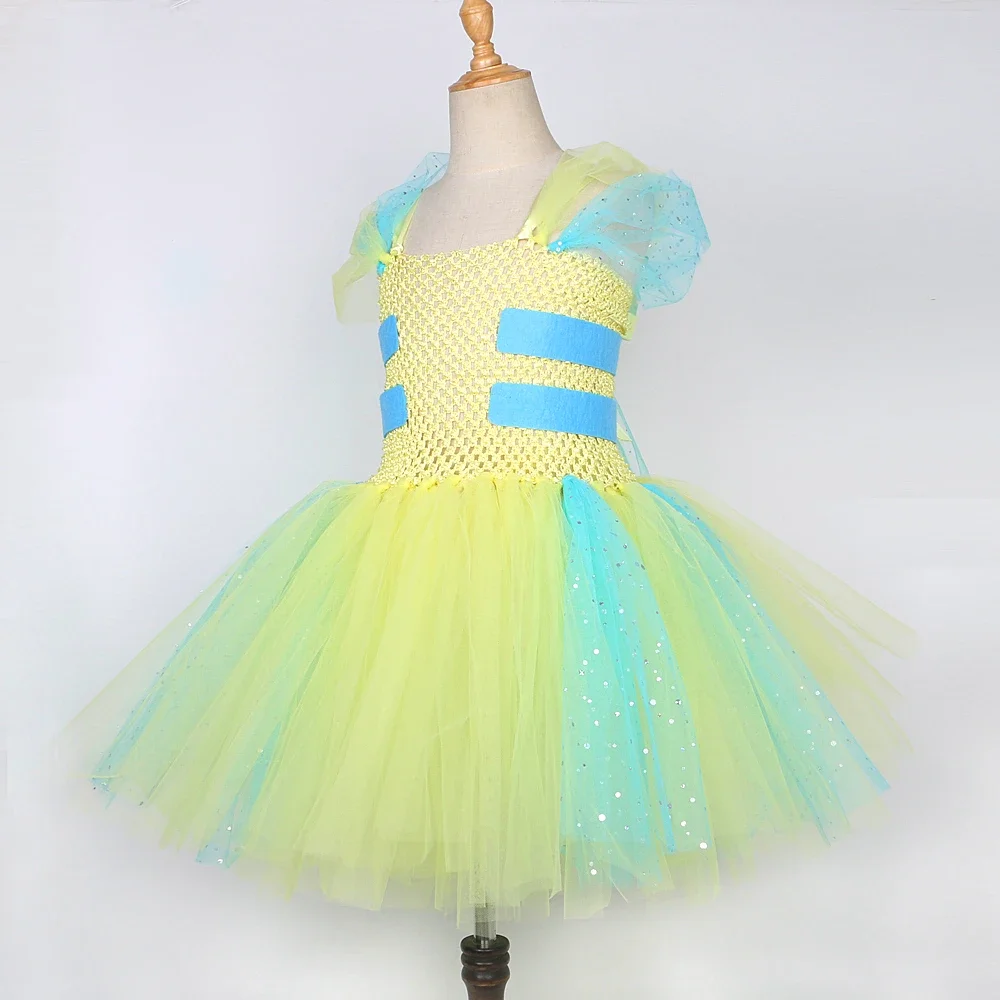 green dress with yellow fish Emerald Fish Scale Dress