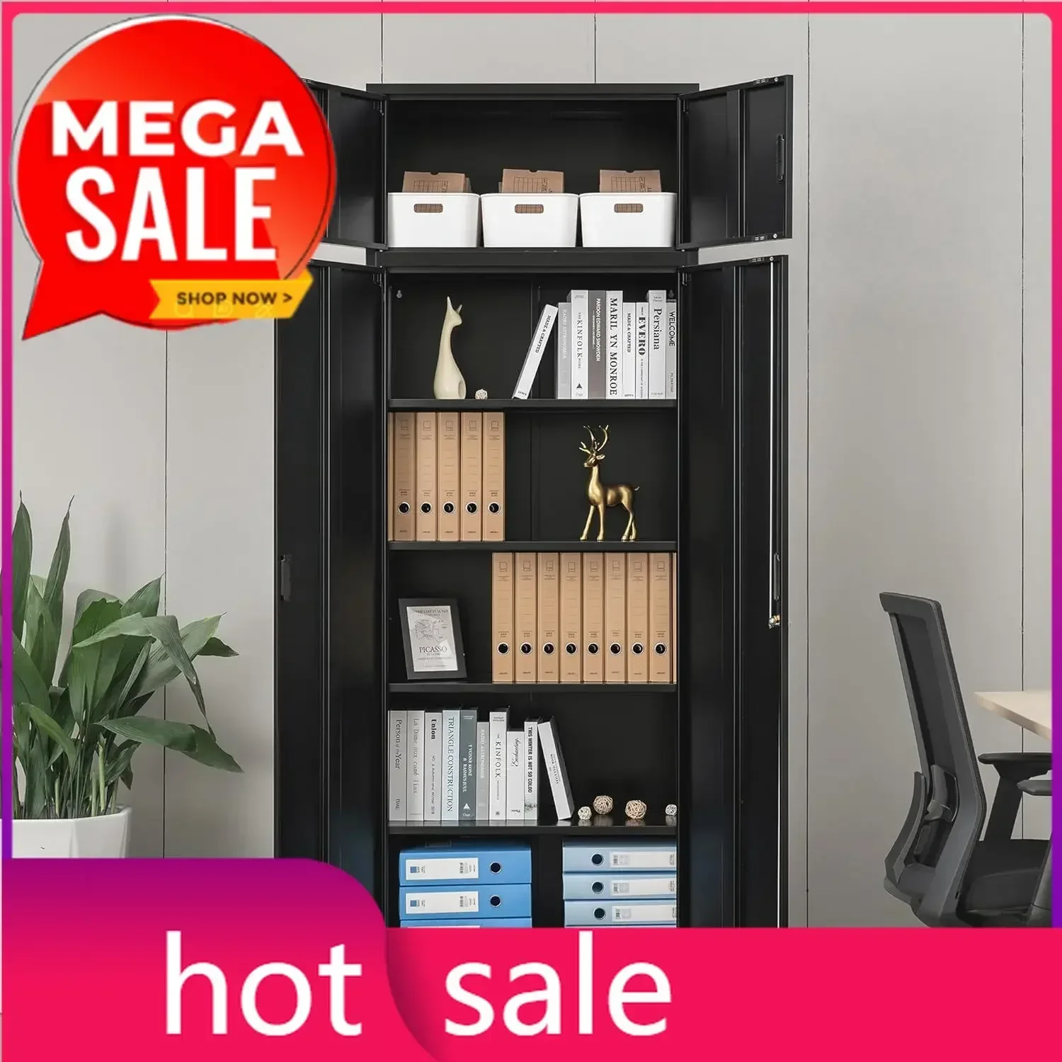 Metal Storage Cabinet, 87