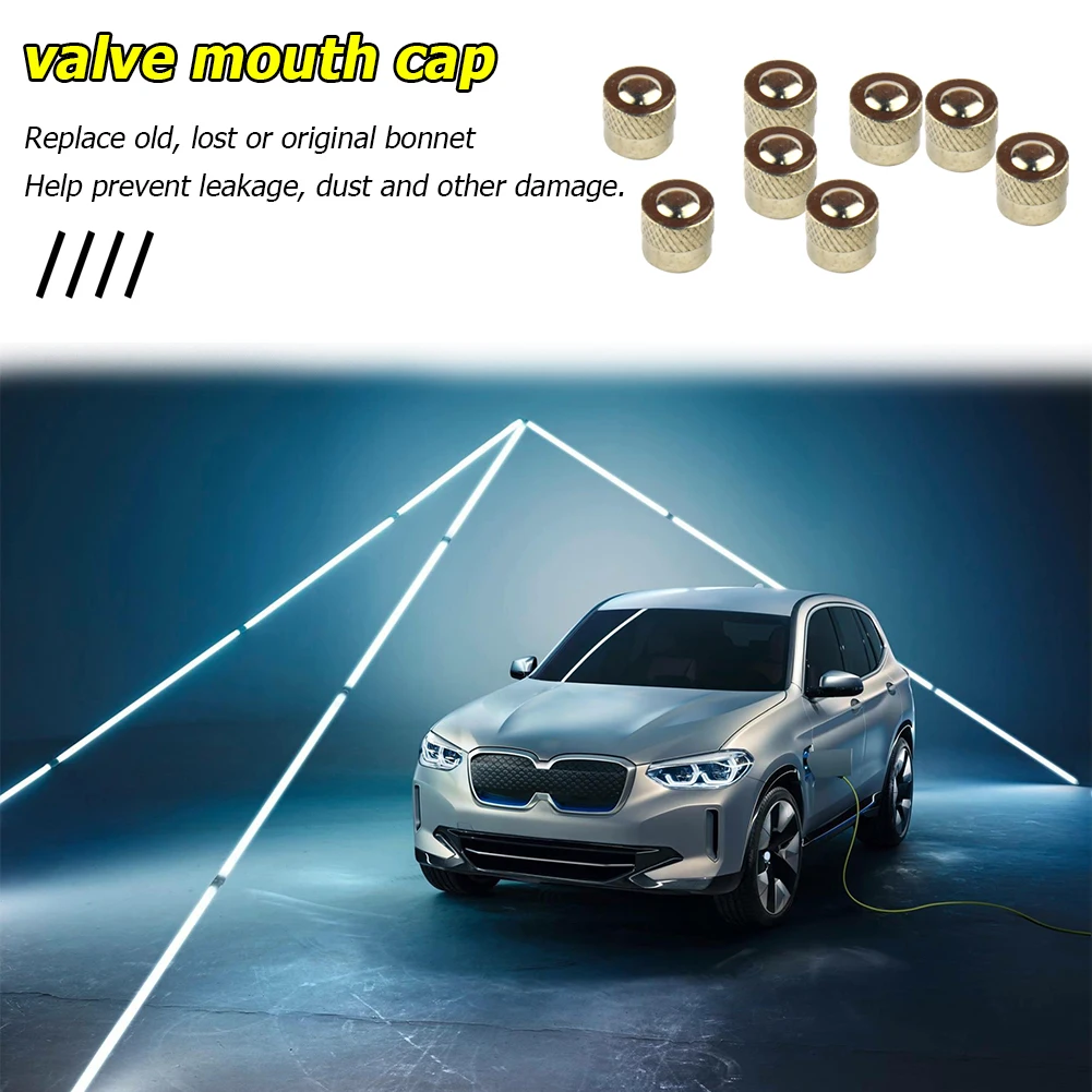 معدن النحاس سيارة الإطارات صمام الجذعية قبعات الهواء السيارات عجلة الاطارات صمام قبعات الغبار يغطي اكسسوارات السيارات التصميم استبدال