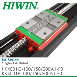 Original HIWIN KK40 Module Single-Axis Robot Industrial KK4001C KK4001P Linear Slide Stages High Accuracy Stiffness Ball Screw
