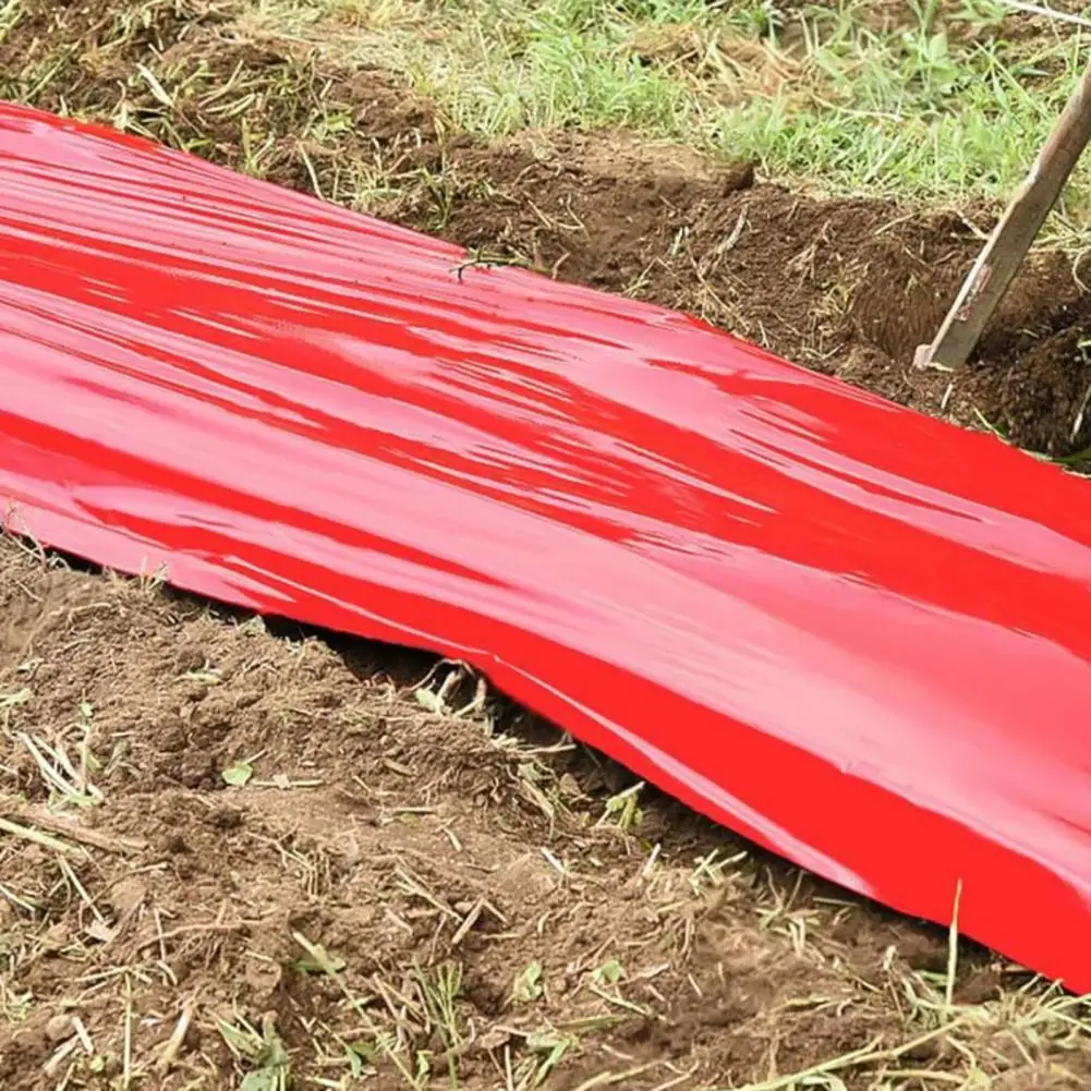 Mulch for Plant Growth Mulch Benefits for Plant Temperature 4ft X 25ft Plastic Mulch Film for Vegetable Gardens Strawberry Grow