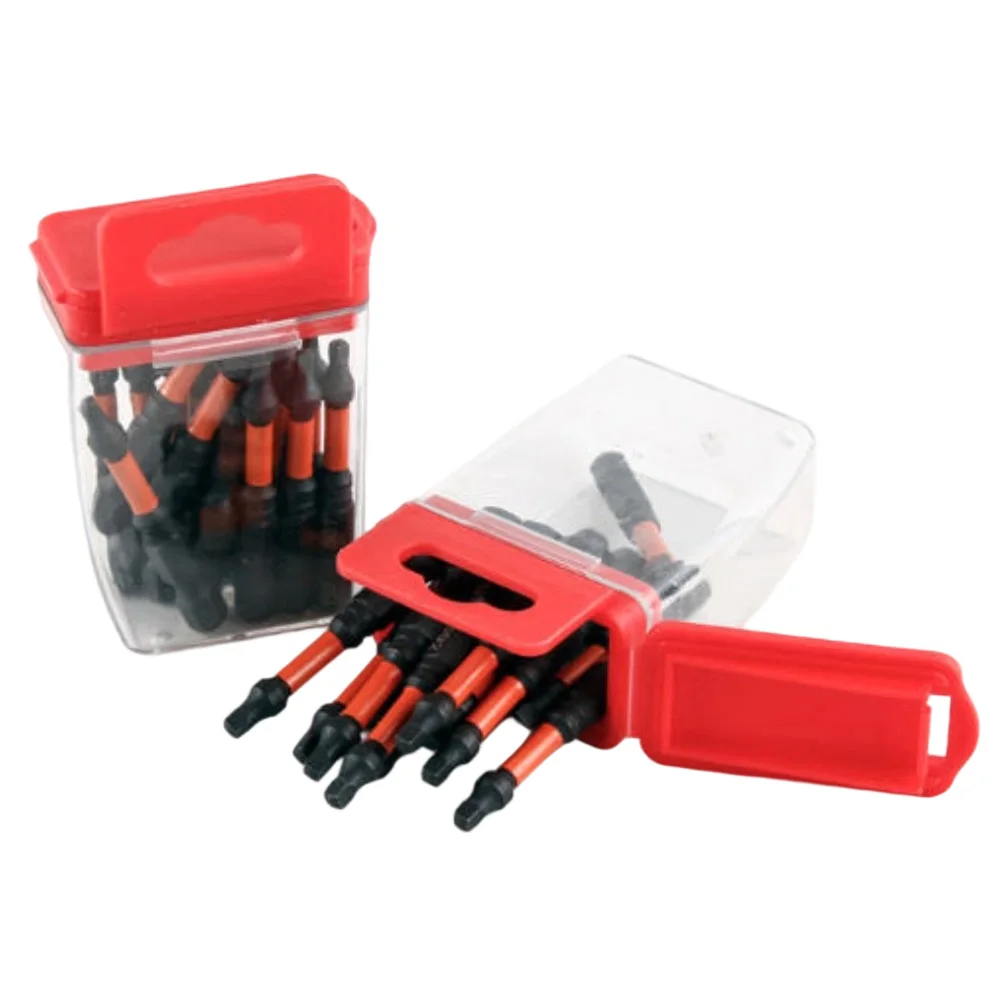For Impact Wrench 1 4 Hex Shank Torque Square Bit Set For Workshop Use As Shown SQ1 SQ2 SQ3 Sizes Hex Shank 1 4 6.35mm