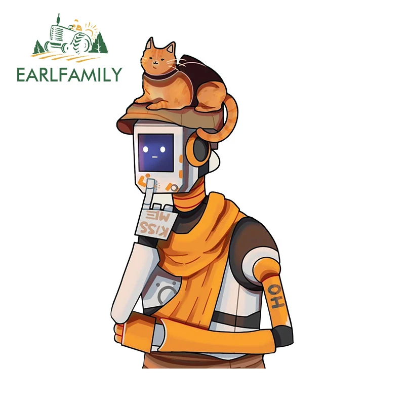 

EARLFAMILY, 13 см x 7,2 см, Стикеры для автомобиля, модные аниме наклейки, устойчивые к царапинам, автомобильные товары, лобовое стекло, фургон