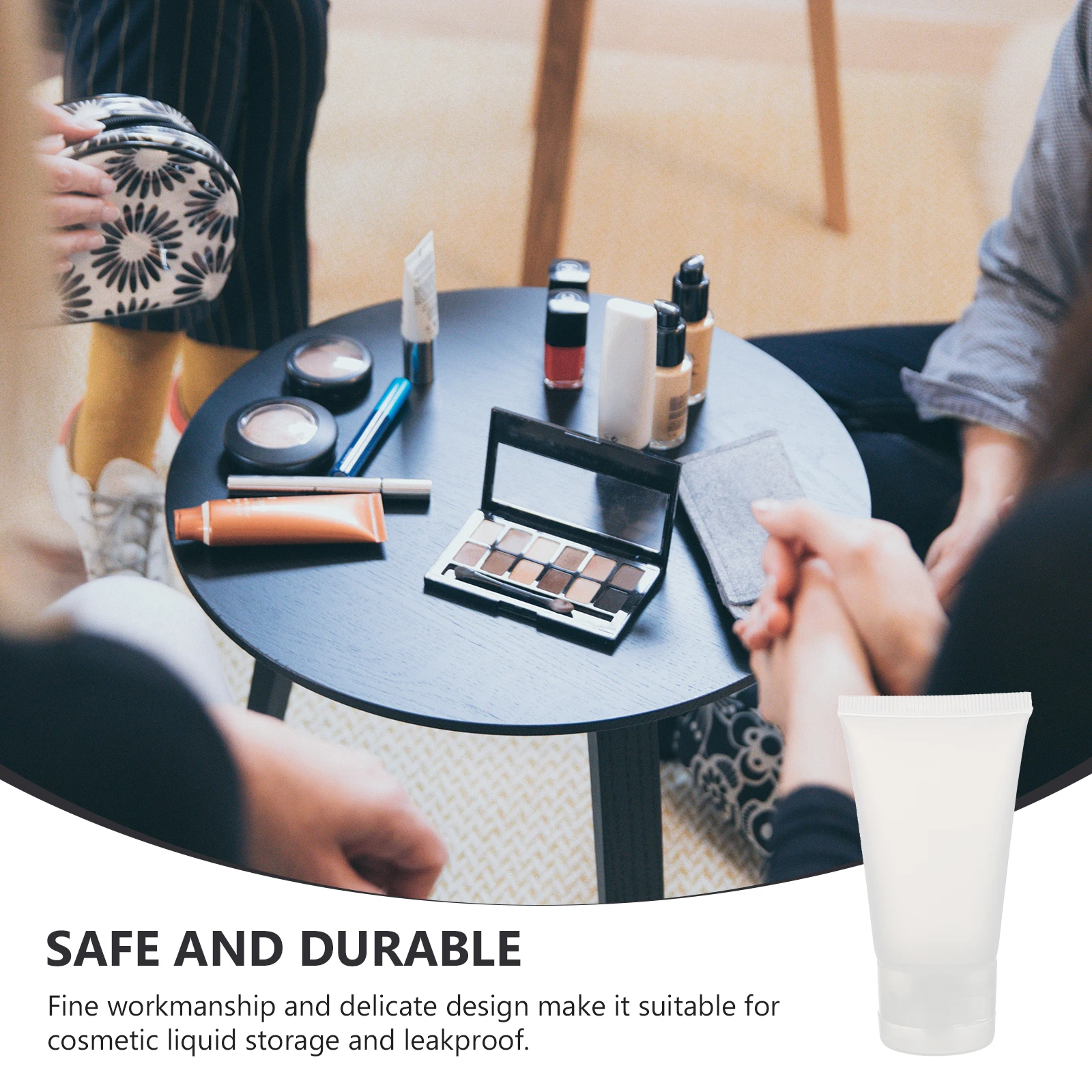 

12pcs Sub Bottles Refillable Squeeze Tube For Travel Makeup Lotion Shampoo Dispenser Empty Container Portable