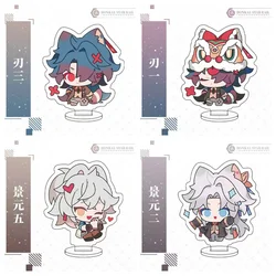 Game  Anime  Honkai: Star Rail Blade Jingyuan Character Stand Cute Cartoon  Acrylic Tabletop Ornament Gift 10cm