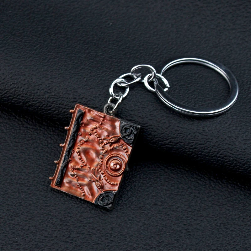 Porte-clés Livre de sorts 3D de film, pendentif double face Livre de magie des sœurs Sanderson, collier ras du cou, cadeaux