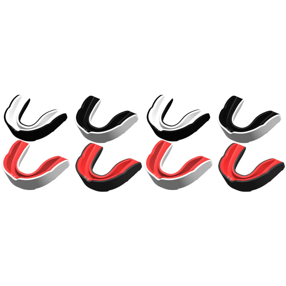 4-40 stuks Boksmondbeschermer Mondbeschermer Slim Fit voor Voetbal Worstelen Hockey Lacrosse Boksen voor Contact Combat Spor
