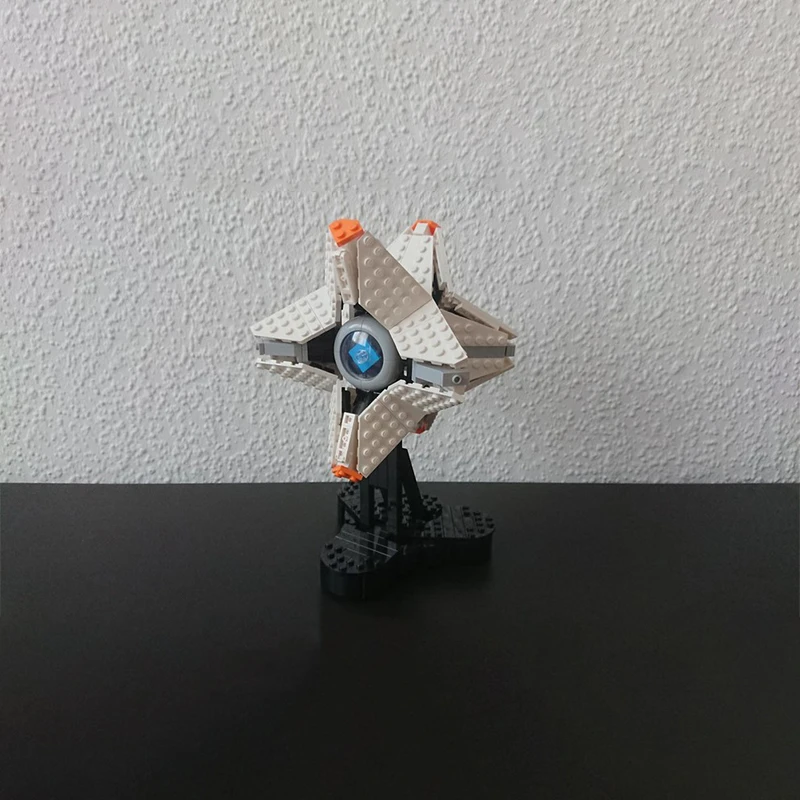 478pcs MOC Destiny Generalist Shell Ghost Sculptures Model Building Blocks Christmas Gift Toy Construction Education Collection