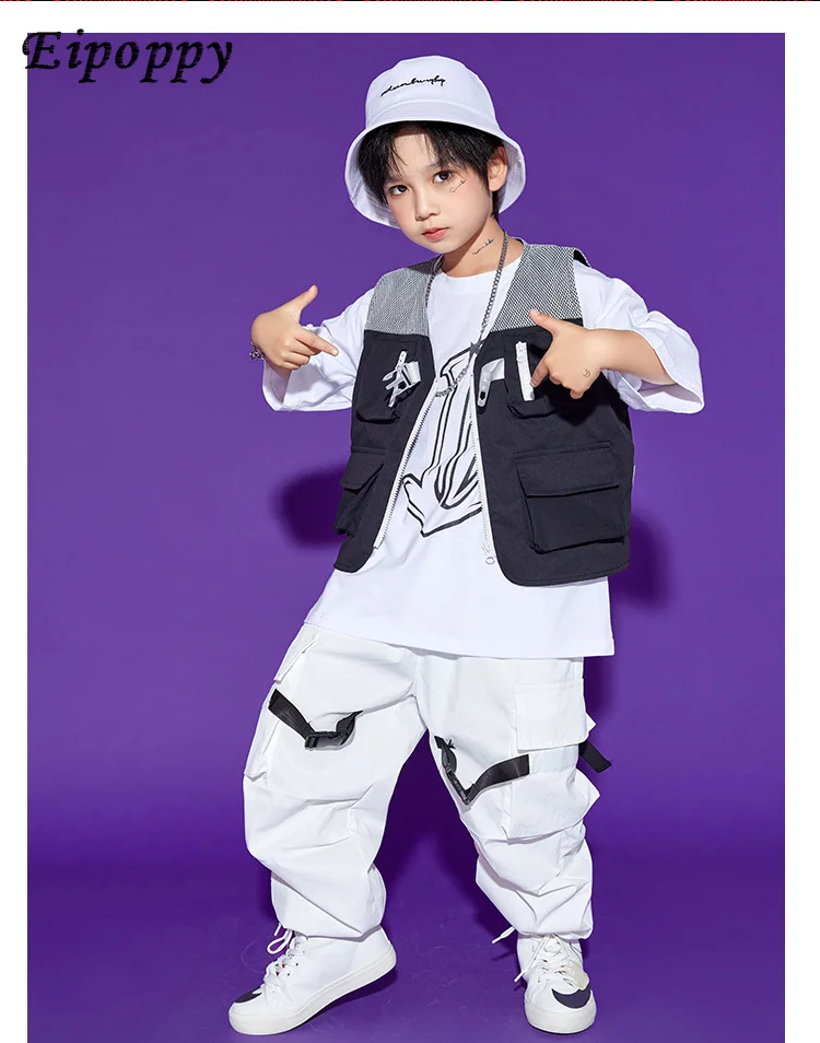 ชุดเสื้อผ้าแฟชั่นฮิปฮอปสำหรับเด็กชุดเสื้อผ้าแฟชันทันสมัย