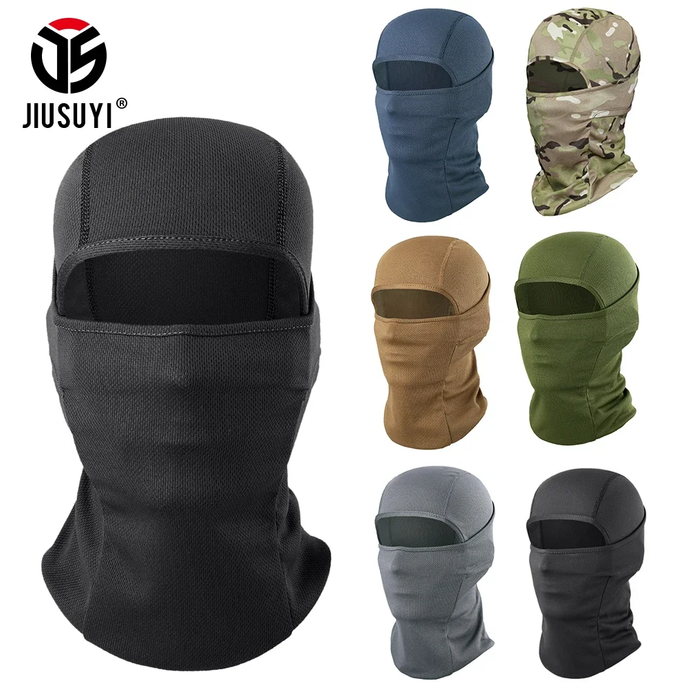 Absorbent Balaclava Cap Windproof Quick-Dry Breathable Mask UV Protection Soft Full Face Cover Cycling Tactical Beanies Hats Men