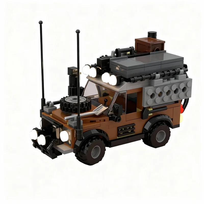 283pcs MOC Landed Rovers Classic Defender 90 Modification Version 2 Creator Creator 3-in-1 Model Building Blocks Christmas Gift