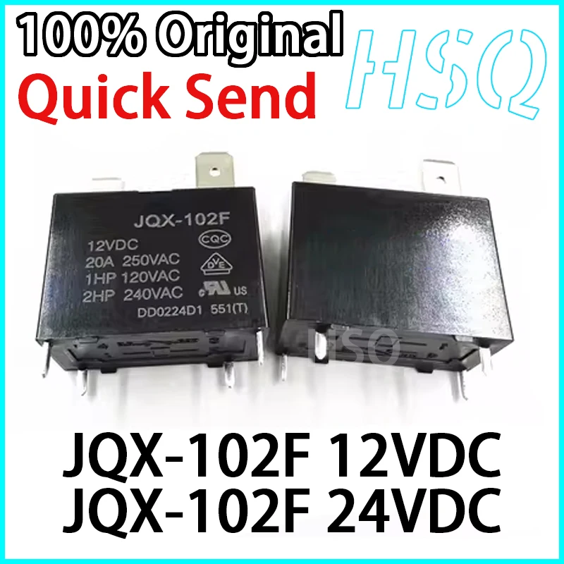 1PCS JQX-102F 12VDC…