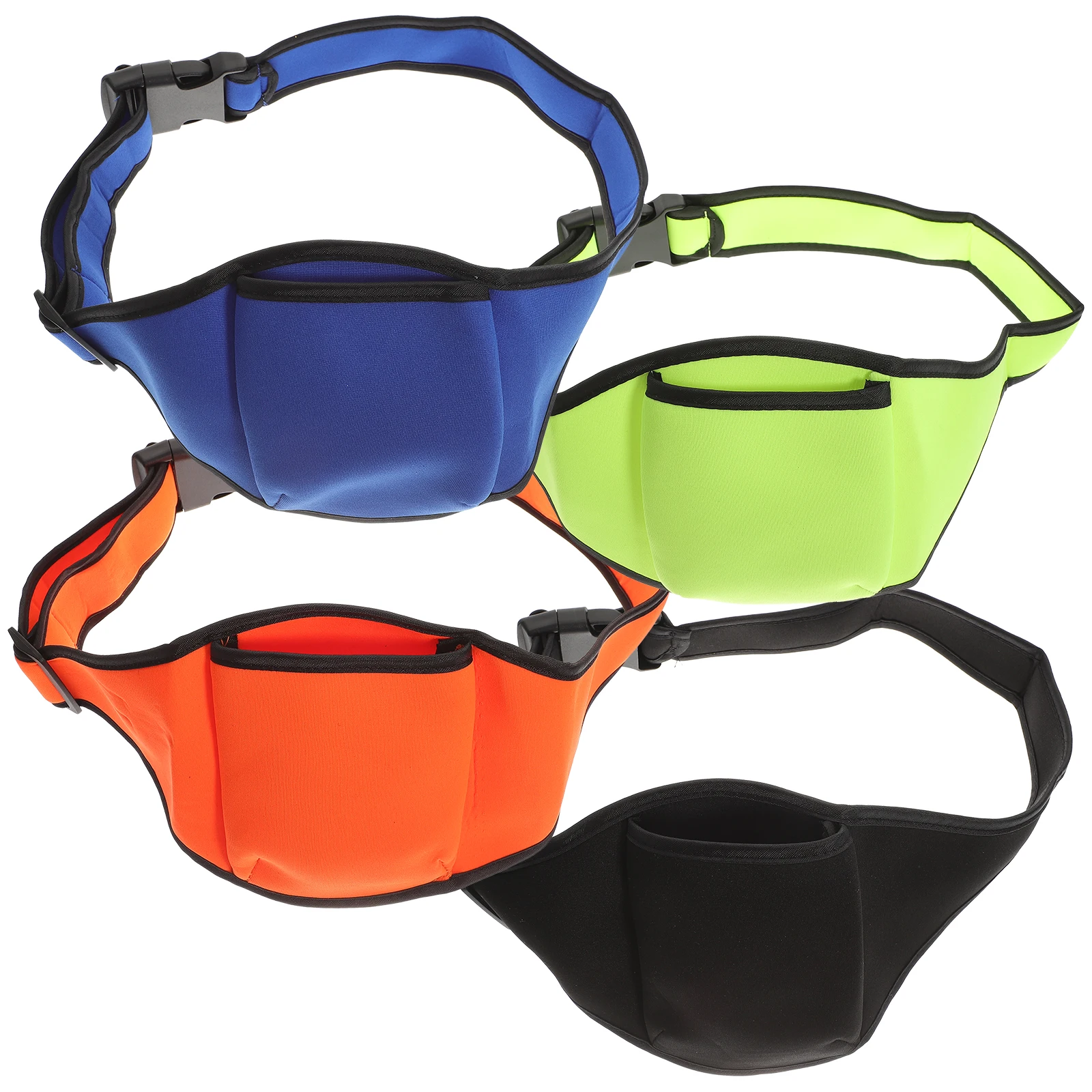 

4Pcs Microphone Waist Belts Premium Material Mic Holders for Stage Work Dancing Costume Changes Microphone Belt Pouches