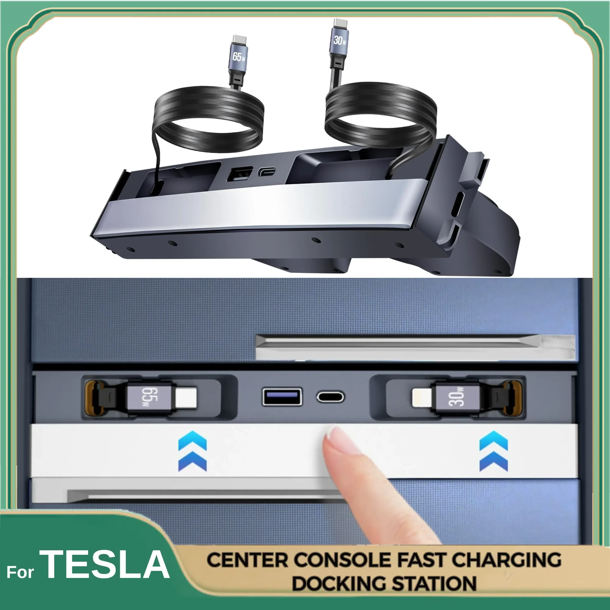 Multi Port Usb Hub - Hub USB per Tesla Model Y