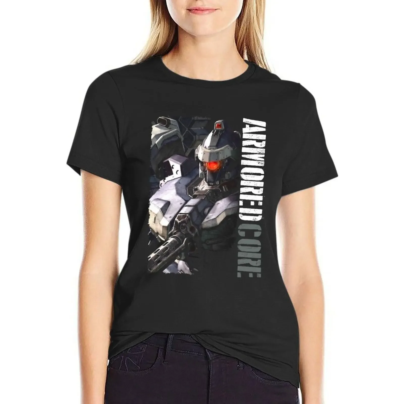 

ARMORED CORE T-Shirt summer top heavyweights t-shirt dress for Women sexy