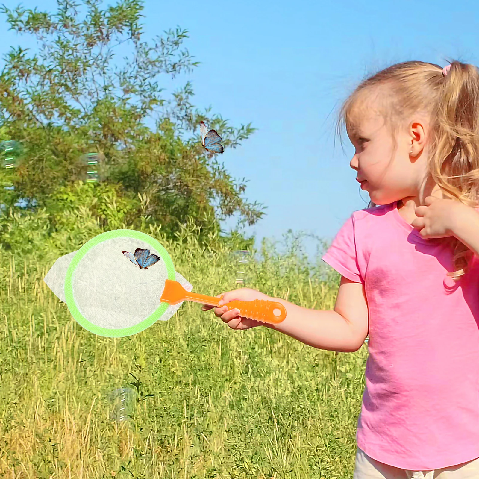 

Plastic Mesh Bag Fishing Nets Bath Toy Kids Bug Catcher Insect Net Lightweight Ergonomic Design Sensory Motor Skills Enhancement