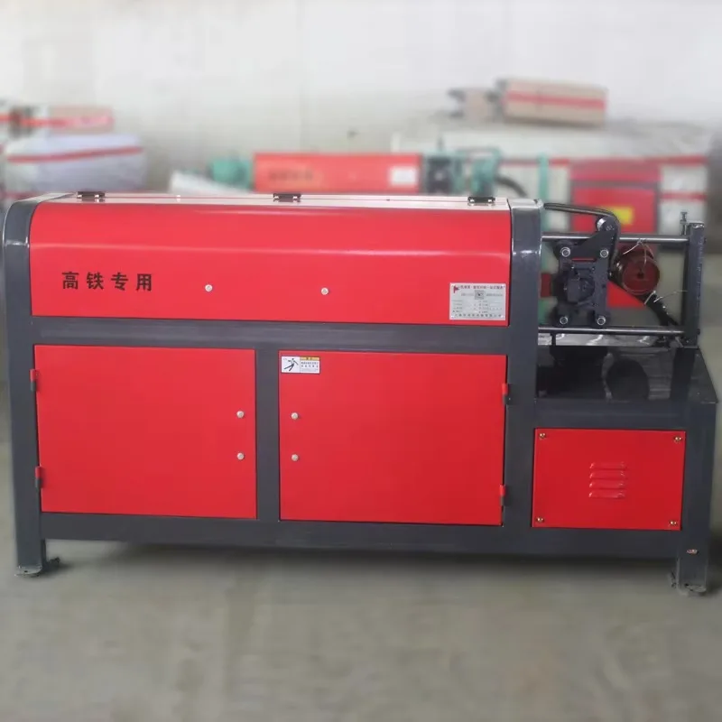 Customize CNC Automatic Scrap Wire Steel Bar Straightening and Cutting Machine Reinforcing Rebar Steel Rod Round Steel Cut Off