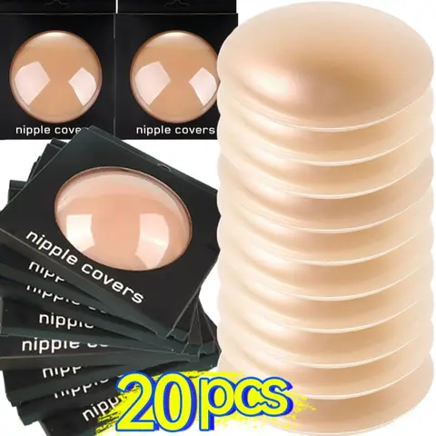 2/20Pcs 실리콘 젖꼭지 커버 여성 재사용 가능한 유방 란제리 브래지어 스티커 여성 보이지 않는 꽃잎 리프트 접착 패드 가슴 Pasty