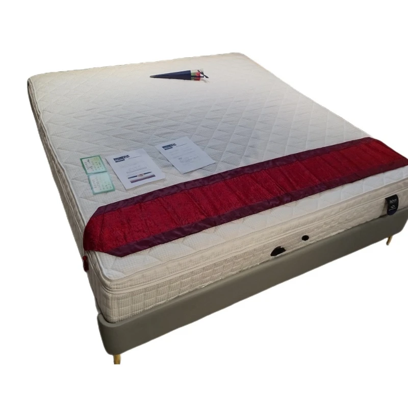 

Deluxe master bedroom glue-free imported latex independent spring sponge suspension inner core removable mattress