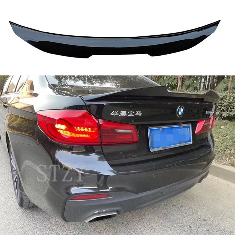 

G30 Rear Bumper Trunk Lip PSM Style Boot Spoiler for BMW 5 Series M5 G30 2017-2022 Spoiler Kit Gloss Black
