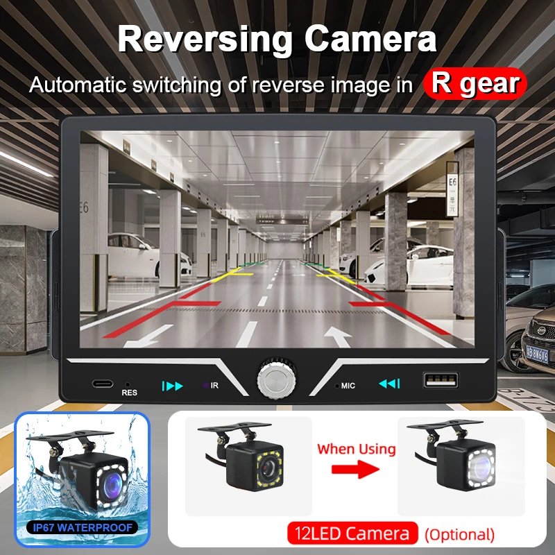 SINOVCLE اللاسلكية أندرويد السيارات Carplay مشغل MP5 ستيريو 7 "راديو السيارة 1din IPS شاشة بلوتوث USB مرآة ربط نوع-C تهمة #5