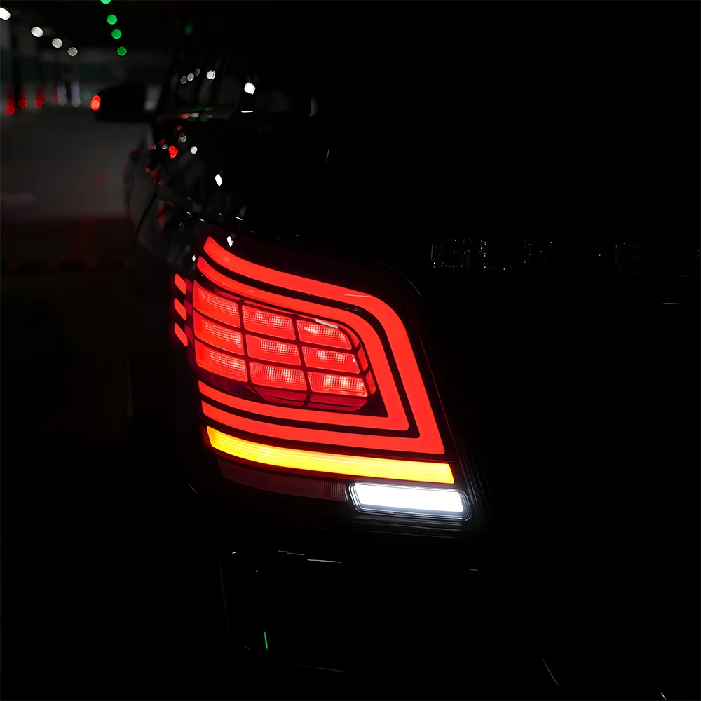 Car Taillights Assembly for Benz Glk 2008-2015 X204 Led Auto Back Lamps Upgrade High Configure Fog Brake Turn Signal Accessories