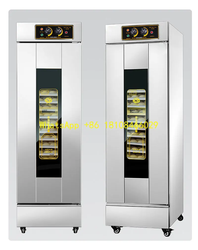 د خزانة تخمير الخبز على البخار باب واحد صندوق تخمير العجين القمح الجديد 36 صينية صندوق خبز الاستيقاظ الخبز و #1