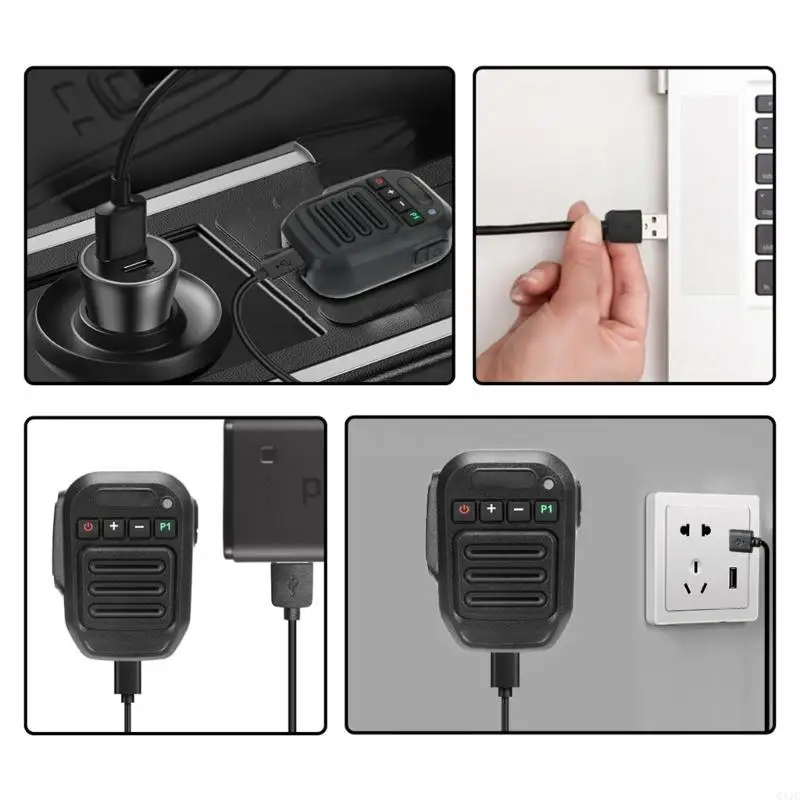 Q1JC Disceer Microphone для K Connector Connecter Двухчастотный радиосвязь.