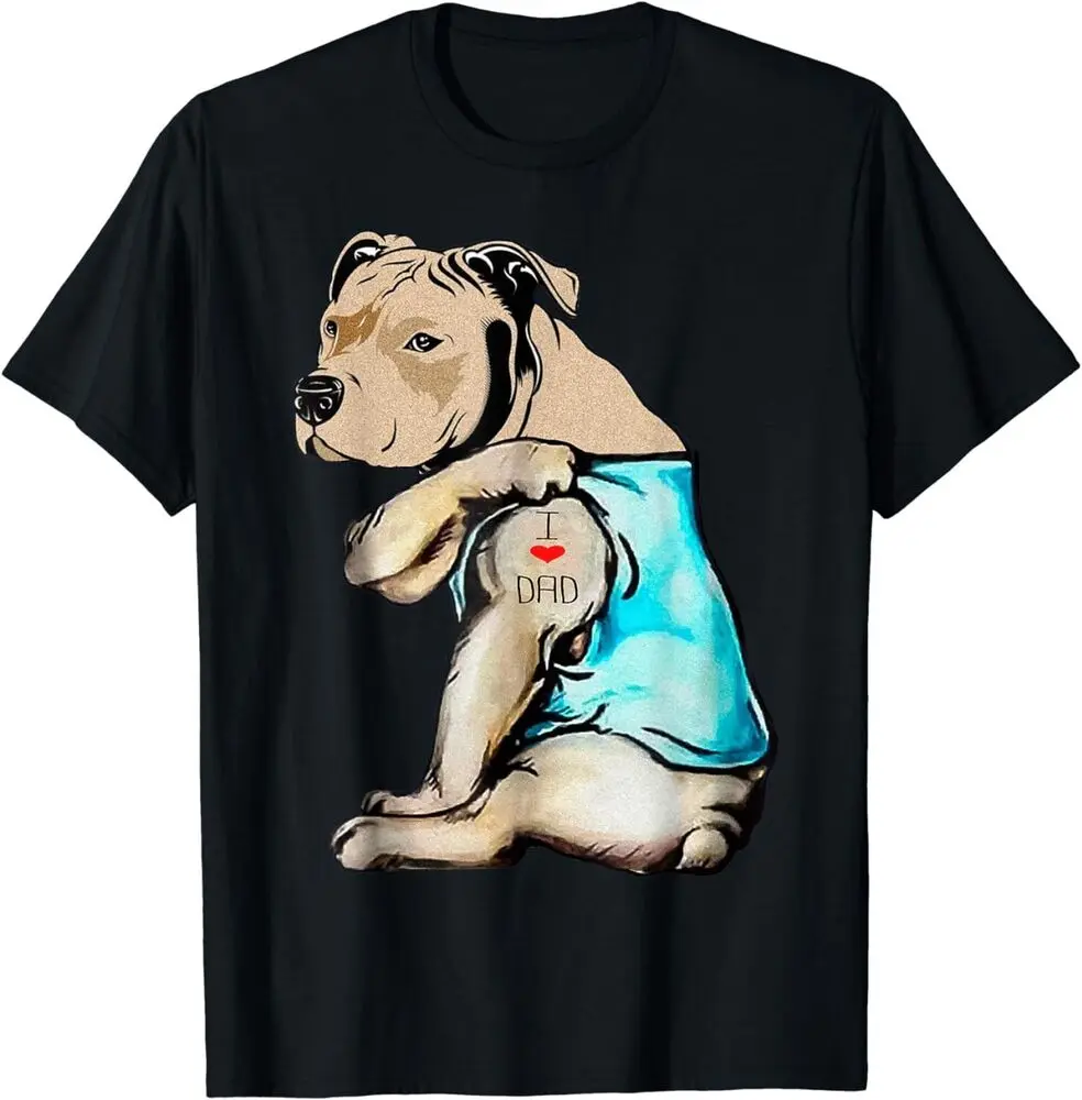 Men's T-shirt Tee - Pitbull Dog 