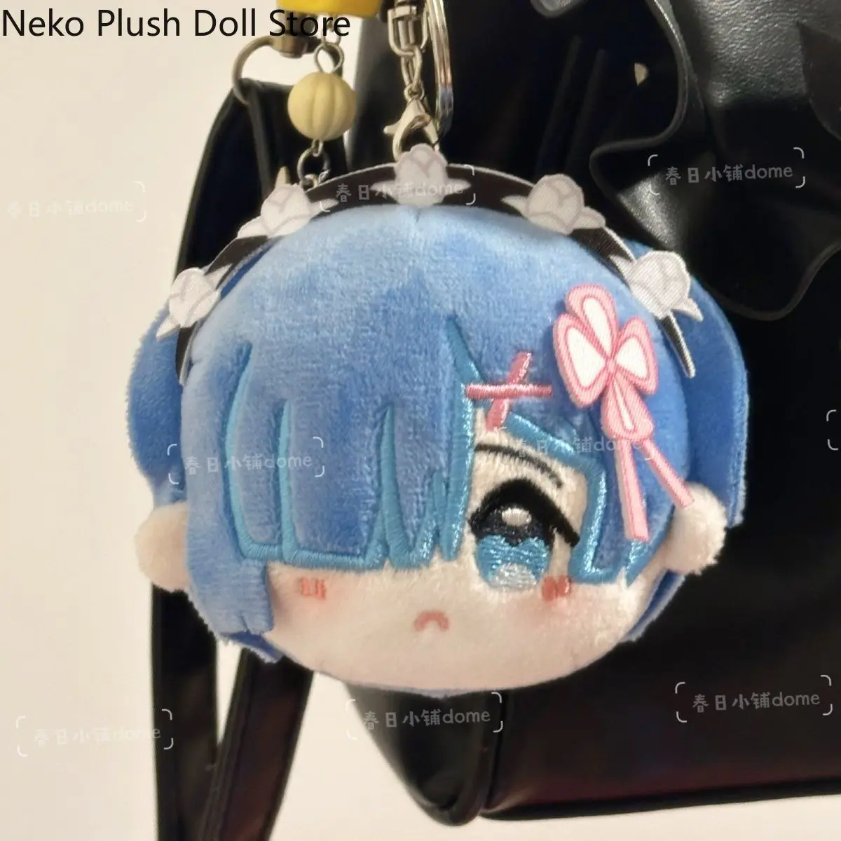 

Re:ZERO Rem Anime Cosplay Doll Plush Doll Printed Starfish Body Pendant Cosplay Anime Keychain Toy 10cm