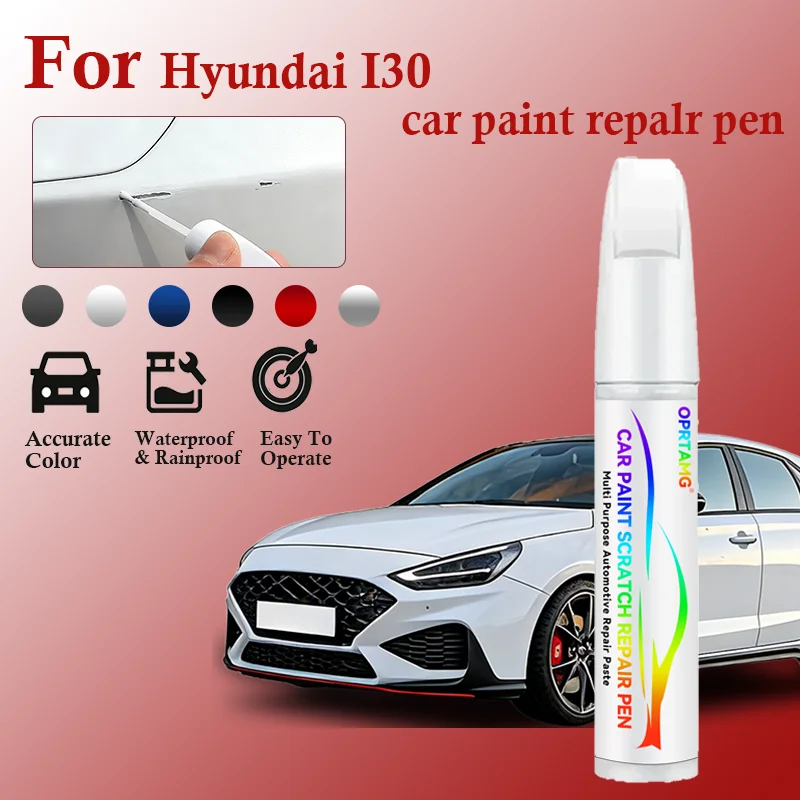 

Ручка-корректор для ремонта краски Hyundai i30, средство для удаления царапин, аксессуары для авто DIY, черный, белый, синий, серебристый, автомобильные принадлежности
