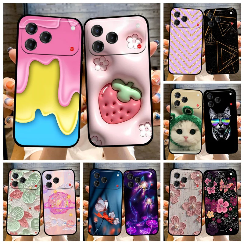 Capa de Silicone Macia para ZTE Blade V80 Pro V80Design 4G, Capa de Telefone à Prova de Choque para ZTE Blade V80 Design V80Pro TPU Fundas