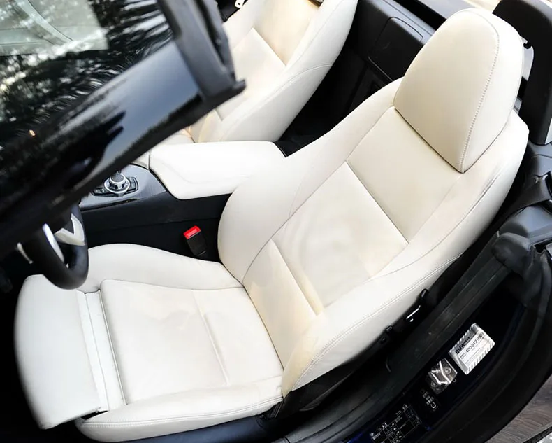PU Leather Custom Car Seat Covers for 2 Front Seats For BMW Z4 2007 2008 2009 2010 2011 2012 2013 interior protector accessories