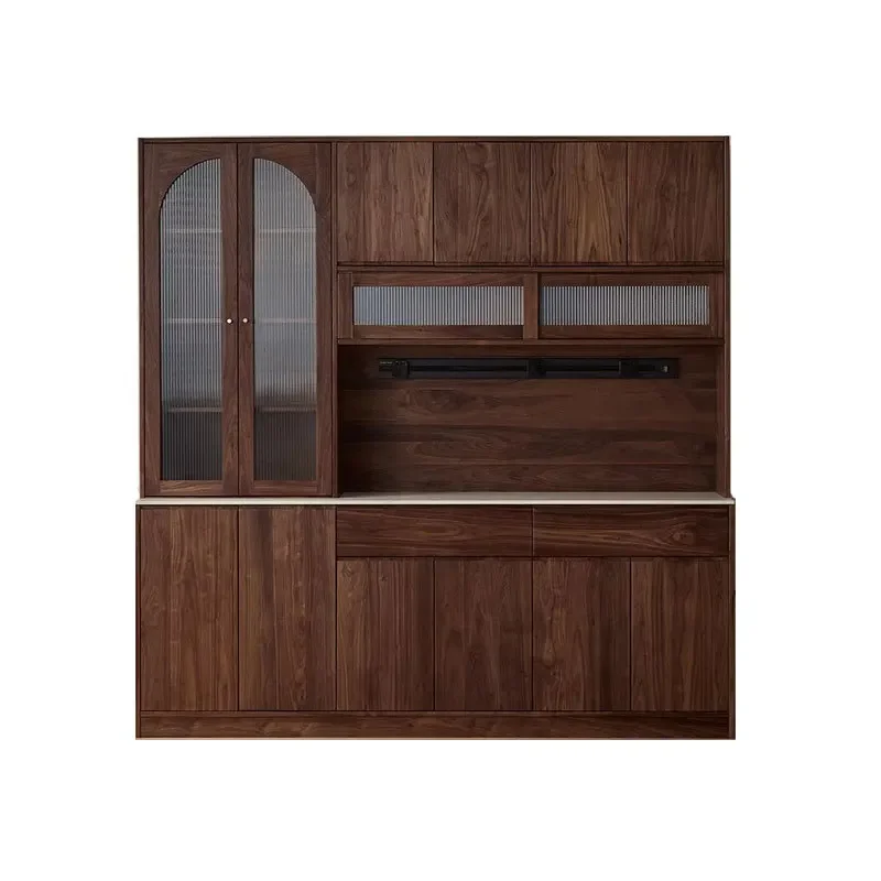 Nordic Style Solid Wood Side Cabinet - Home Decor Storage Furniture