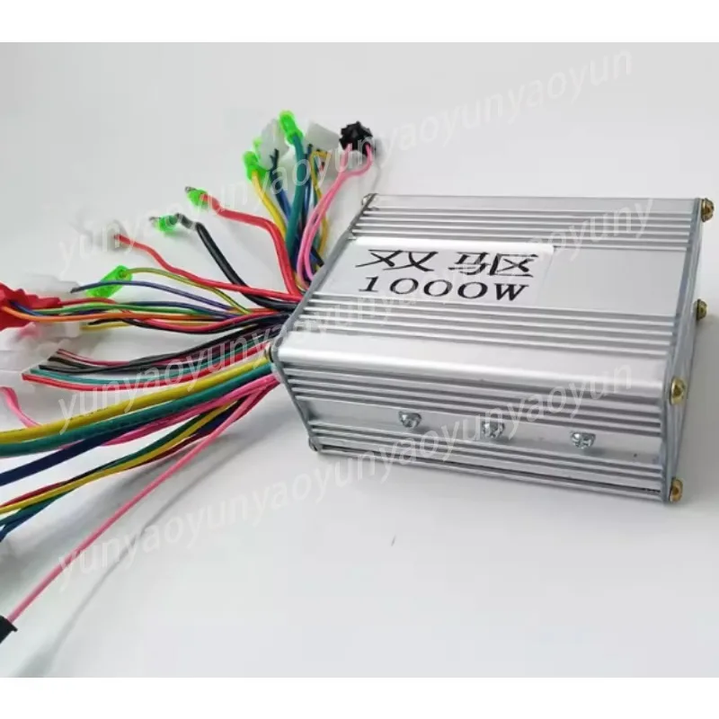 

Двухканальный бесщеточный контроллер 36В 48В 60В для двух двигателей с электронным тормозом и дифференциальным управлением скоростью