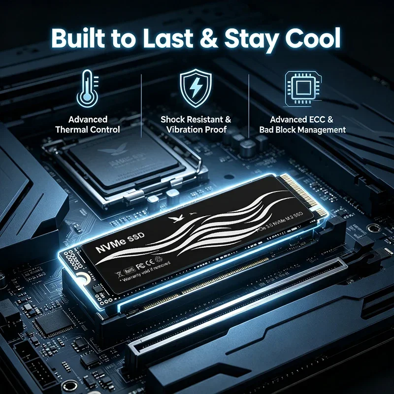 High Speed PCIe Gen3 NVMe M 2 SSD 500GB 1TB 2TB 4TB High Speed SSD Drive For Laptop PC OEM Original