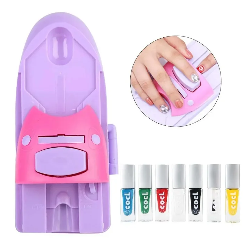 1 Set Stylish Digital Nail Art Printer Nail Art DIY Pattern Printing Stamper Machine Manicure Equipment Kits Beauty Art Tools