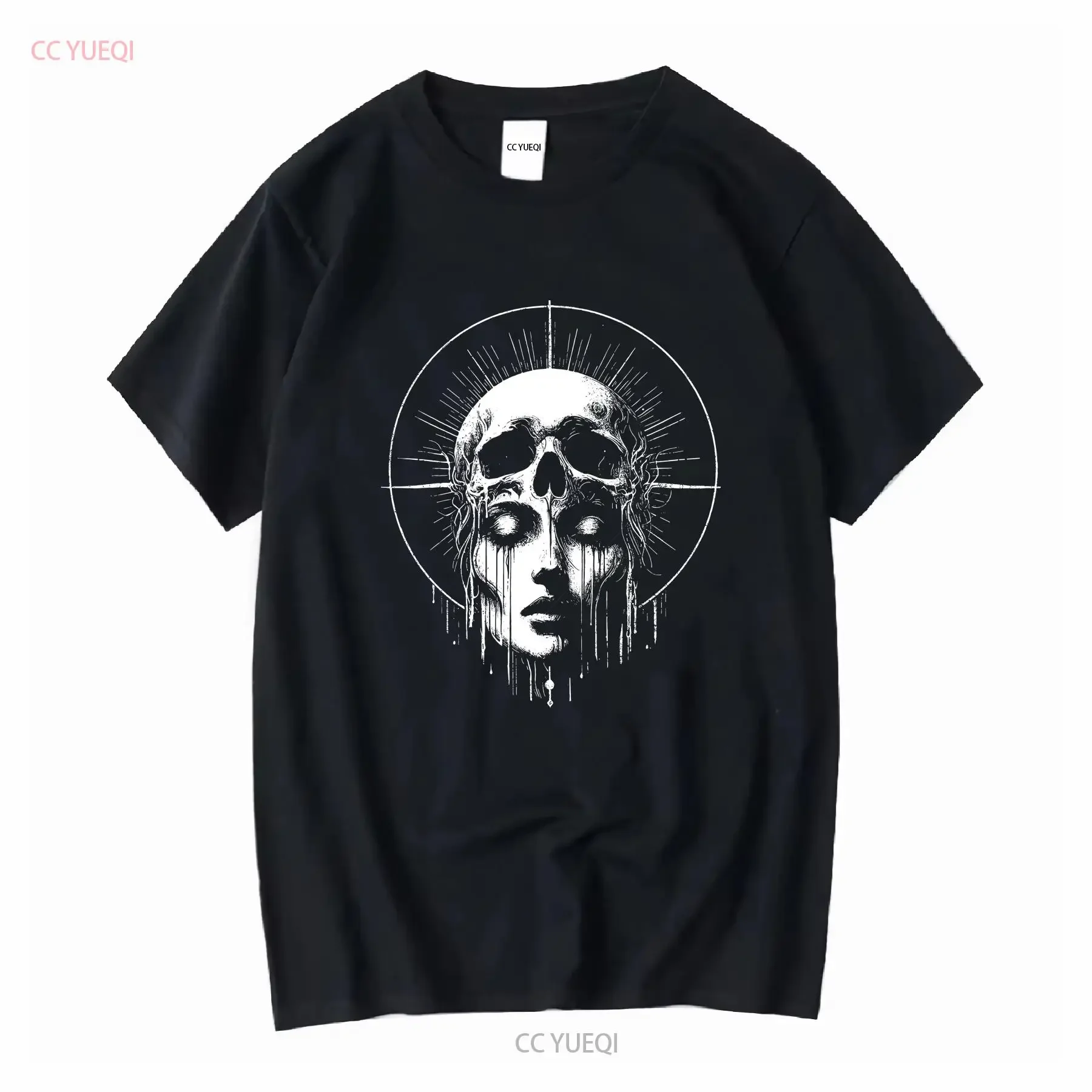 NEW LIMITED Lilith Witch Skull Occult Dark Wicca Black Magic Pagan T Shirt S 3XL vintage Washed Breathable fashion Versatile