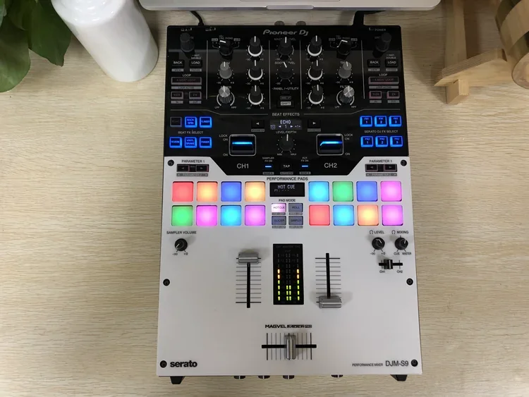 Pioneer DJM-S9 Sticker Film 1pc White Semi-Enclosed