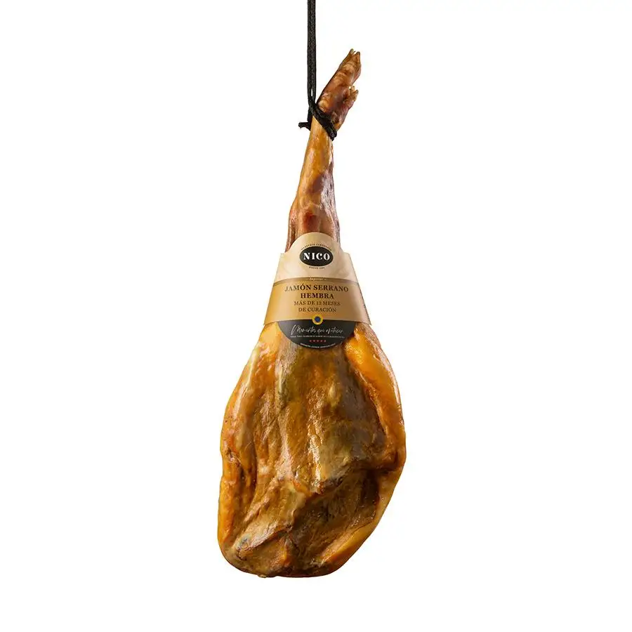 NICO - JAMÓN SERRANO HEMBRA - 6.5Kg - 12 meses de curacion minima