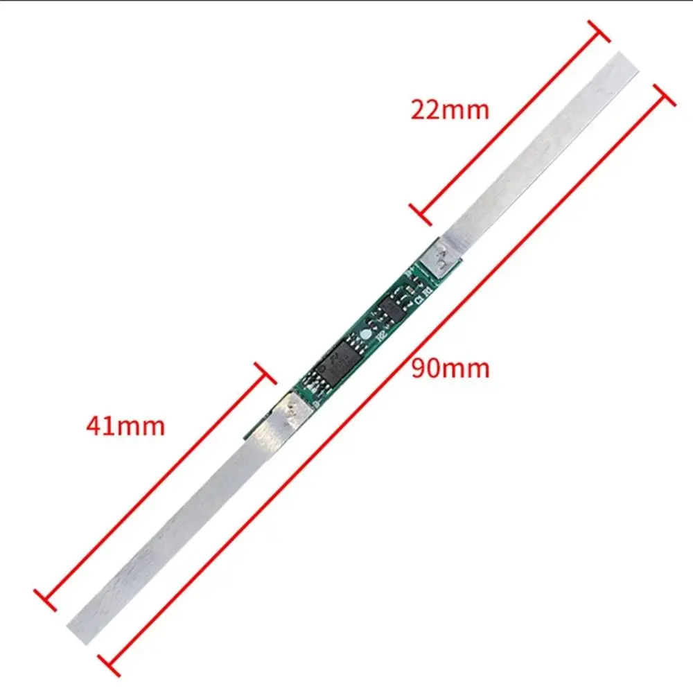 10Pcs 18650 Battery Cell Module Li-ion Battery PCB Board 18650 Board BMS Protection Voltage Detection Circuit Protection Board