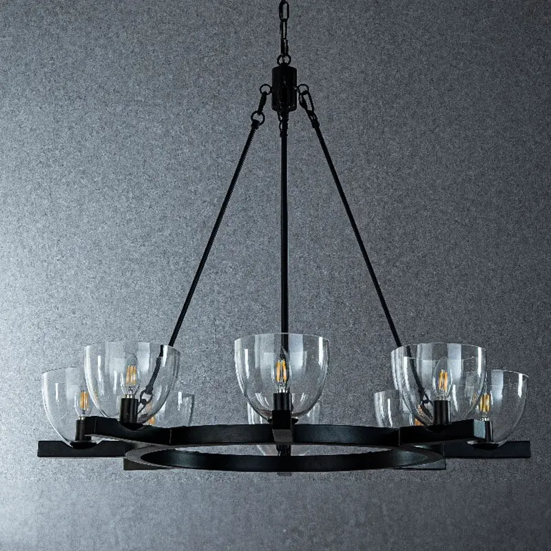 American country chandelier, modern simple industrial style, living room dining room light, homestay café, bar chandelier, decor