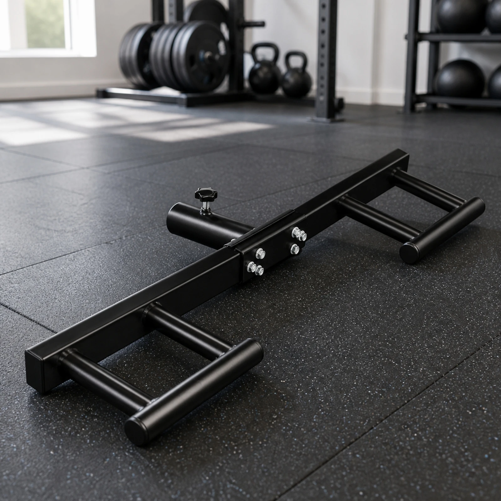 Multi-Position Landmine Handle Long-Lasting Landmine Handle with Barbell Sleeve Standard Barbell Grip Attachment Easy to Use