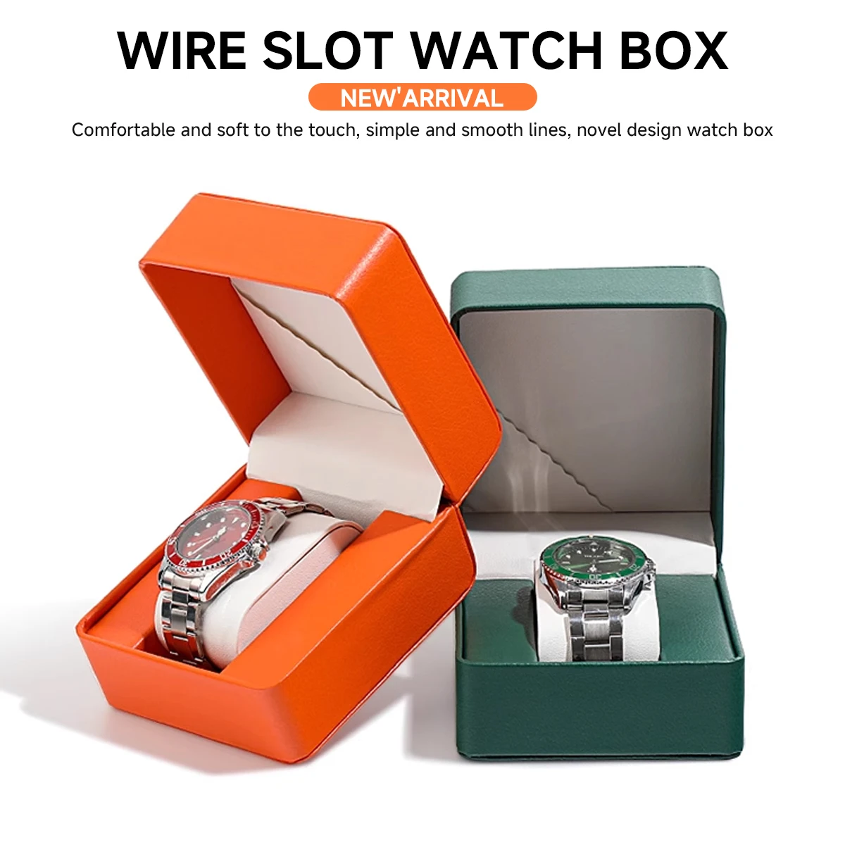 Фланелевая упаковочная коробка для часов, чехол, держатель для дисплея, черный браслет, органайзер для хранения ювелирных изделий для женщин и мужчин, подарок, оптовая продажа