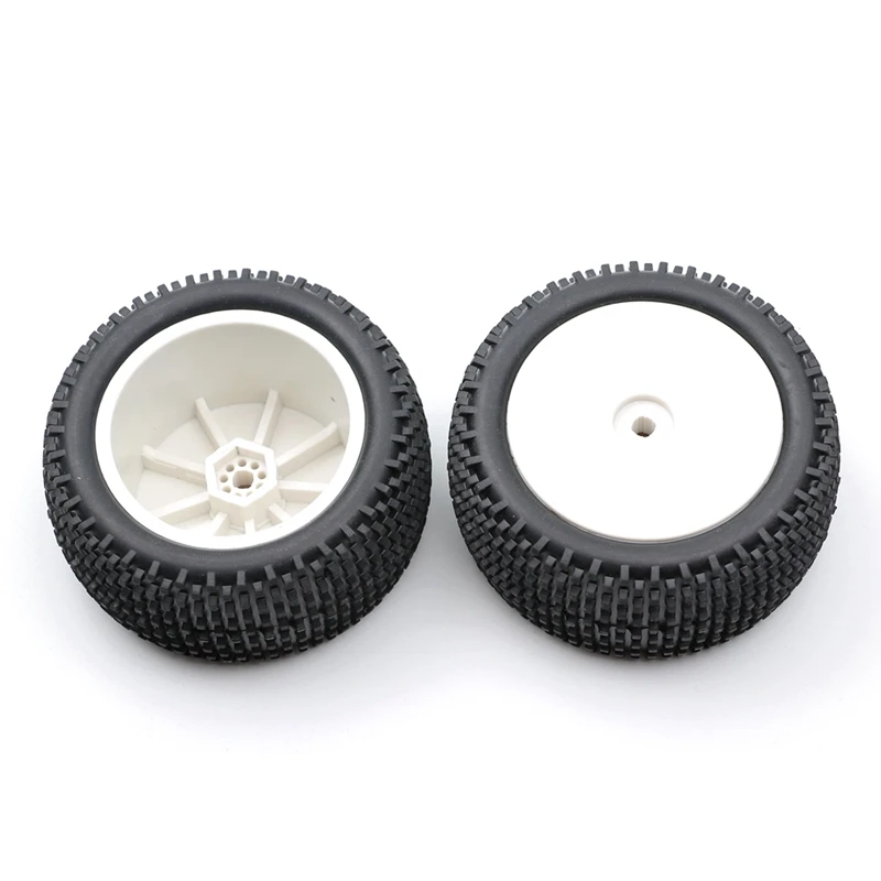 4Pcs 90Mm 1/10 RC Off-Road Buggy Car Rubber Tires Wheels Tyres For Wltoys 144001 144010 124019 104001 HSP HPI Tamiya