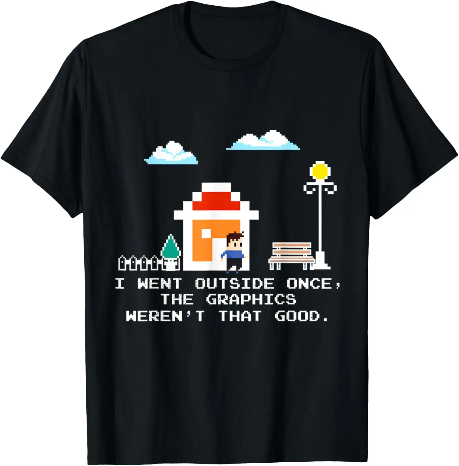 

Футболка Funny I Went Outside Once The Graphics, не так хорошо