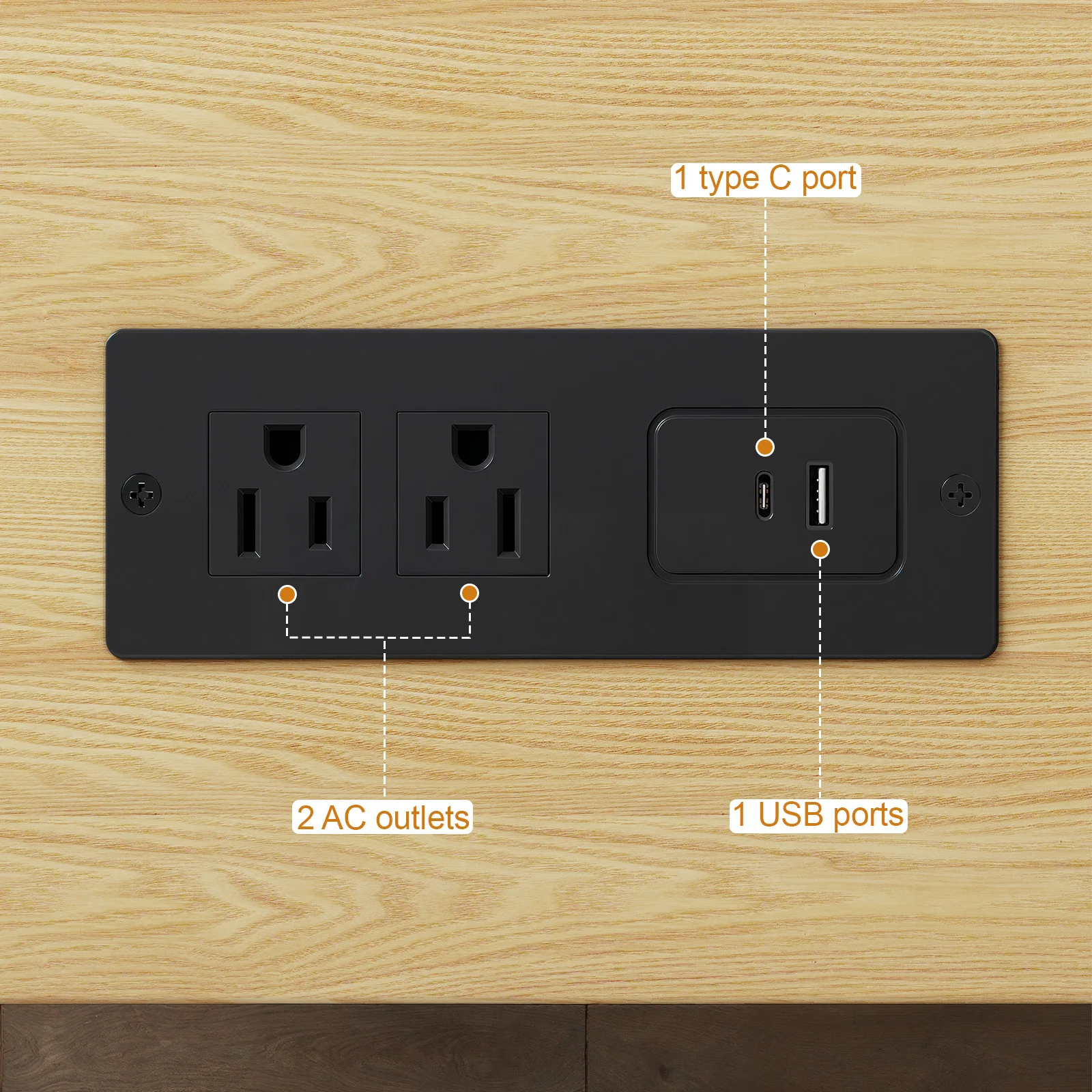 حامل تلفزيون 69 بوصة مع مخرج طاقة لأجهزة التلفاز حتى 80 بوصة، مركز ترفيه مع مساحة تخزين ودرج، وحدة تحكم تلفزيون مع أرفف قابلة للتعديل
