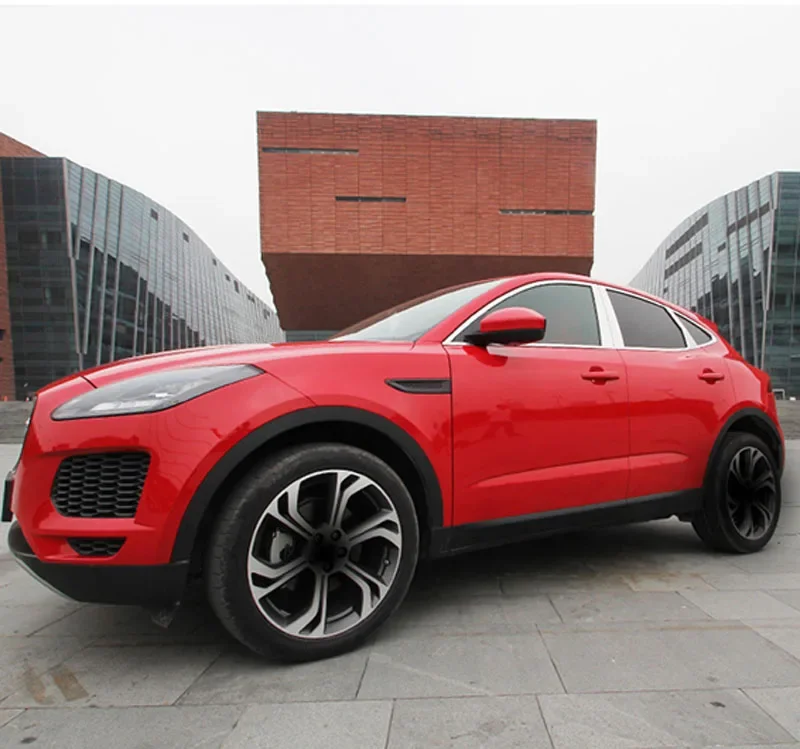 For JAGUAR EPACE 2018-2020 Car Window Decorative Strips Frame E-PACE