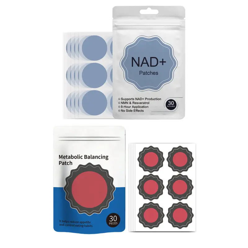 NAD+ Supplement Skin Patches Metabolic Balancing Patches Help Reduce Appetite 2 Packs Total 60 Patches
