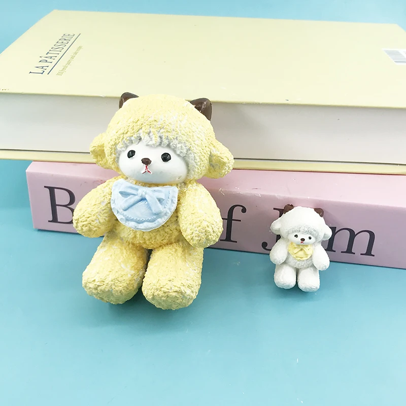 

Sheep shaped silicone mold 3D Fondant Cake Decoration DIY Soap Mold Pinching Toy for Stress Relief Household Tool